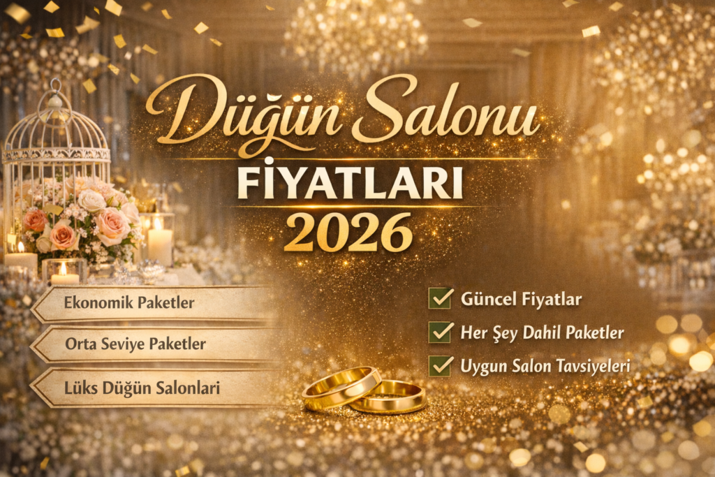 Düğün Salonu Fiyatları 2026