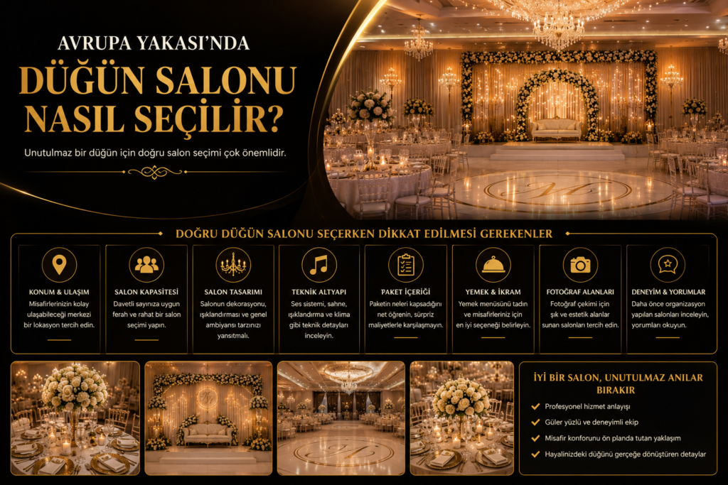 Avrupa Yakasında En İyi İstanbul Düğün Salonu