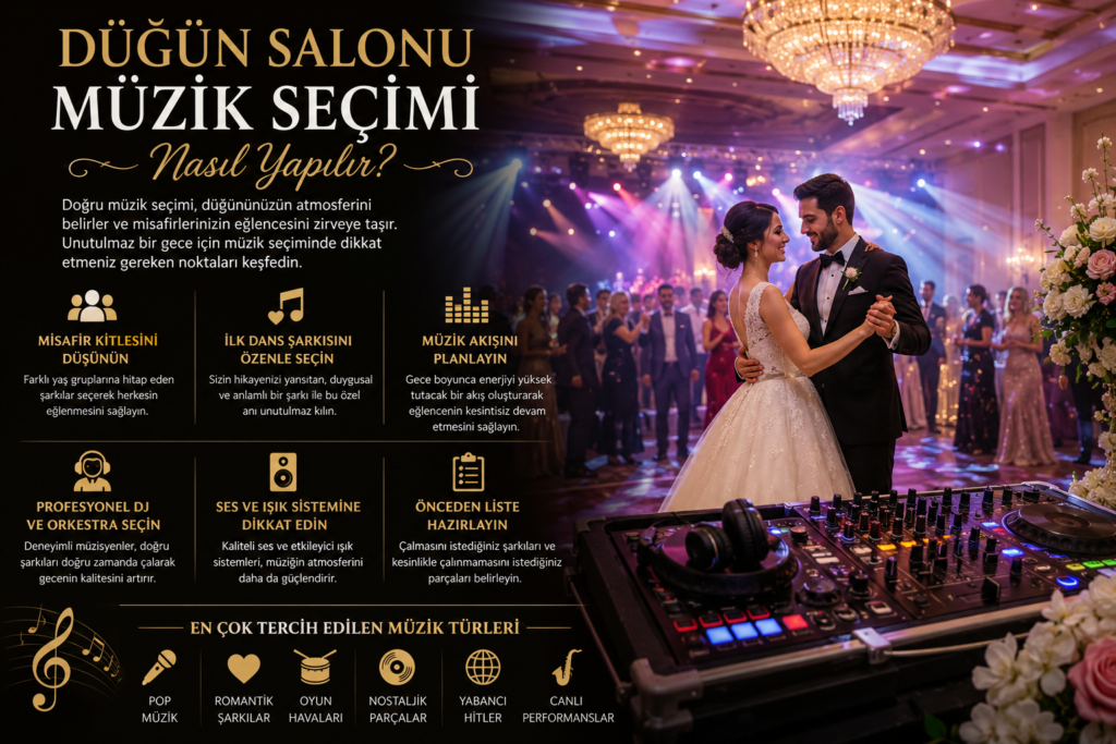 Düğün Salonu Müzik Seçimi Nasıl Yapılır