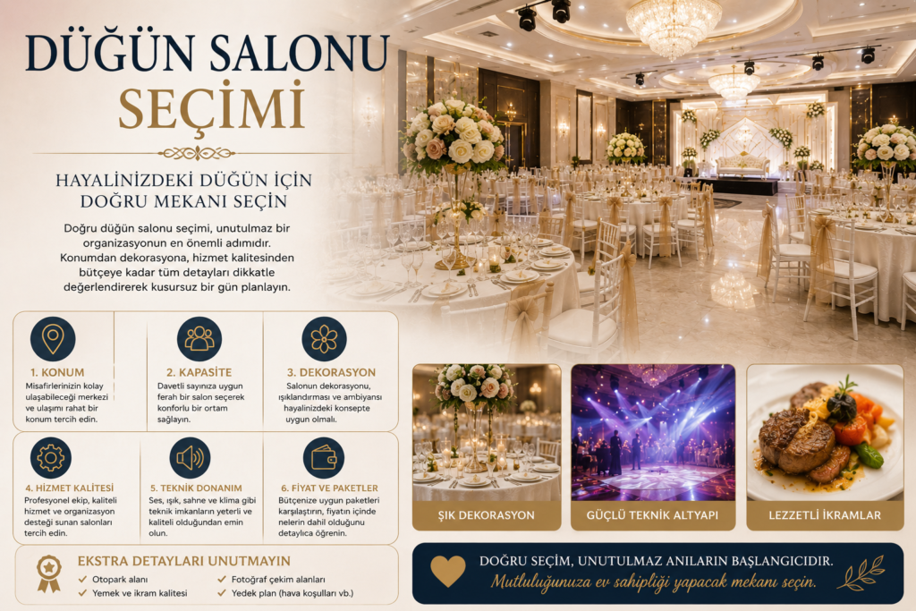 Düğün Salonu Seçimi Nasıl Yapılır