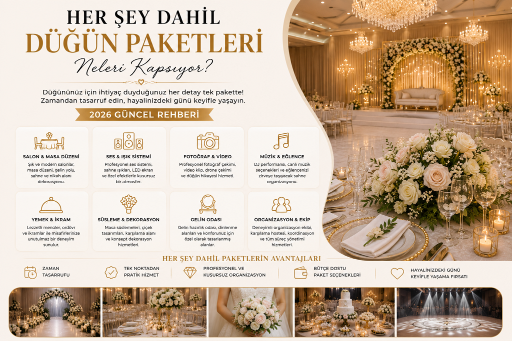 Her Şey Dahil Düğün Paketleri Gerçekten Avantajlı mı