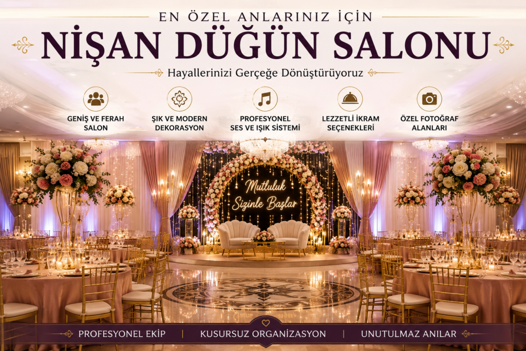 Nişan Düğün Salonu Seçerken Dikkat Etmeniz Gerekenler